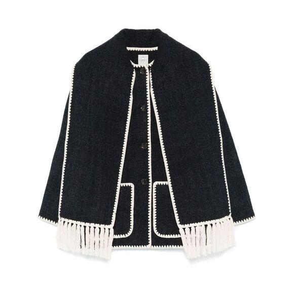 TOTEME Jackets & Blazers - Toteme Women Wool Scarfed Jacket